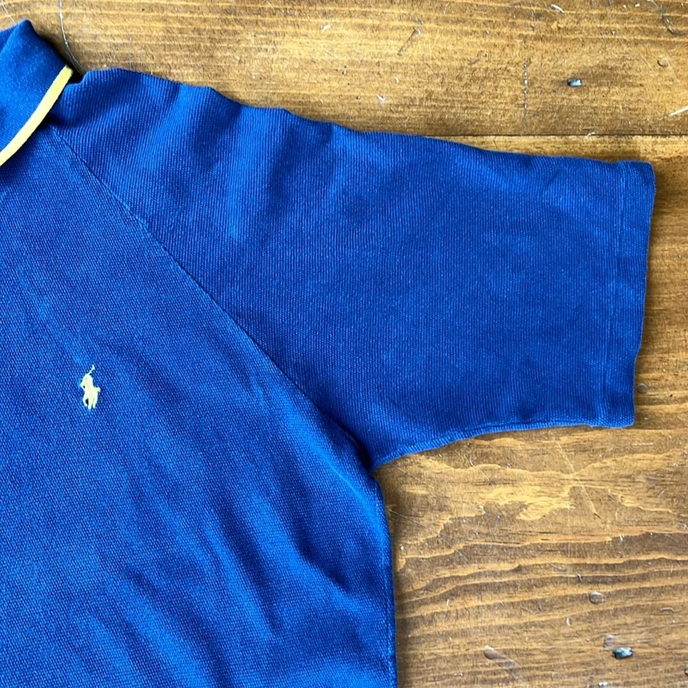 Polo Golf Ralph Lauren Navy Blue Short Sleeve Polo Shirt - Sz L